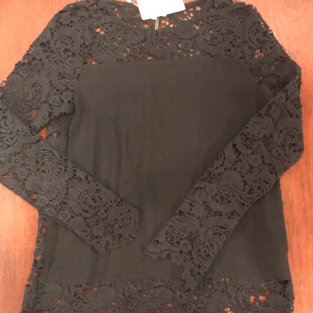 Black Lace Top